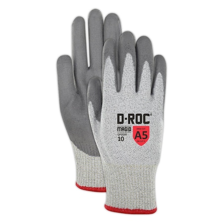 DROC GPD590 ANSI Cut Level A5 Hyperon Blended Knit Gloves With Polyurethane Palm Coating